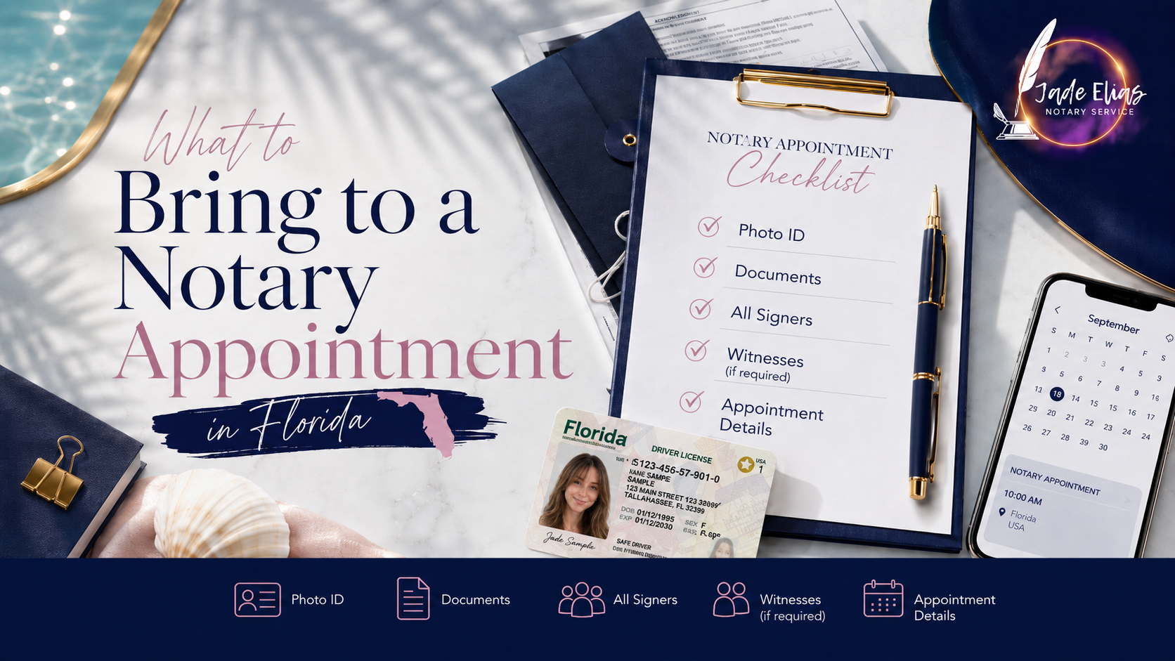What to Bring to a Notary Appointment in Florida | Cape Coral Notary Tips